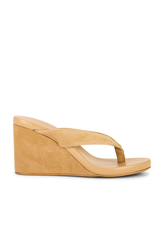 view 1 of 5 Avanti Heel in Wheat Suede