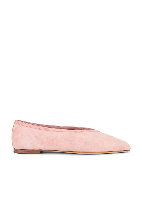 view 1 of 5 Bianca Flat in Blossom Suede