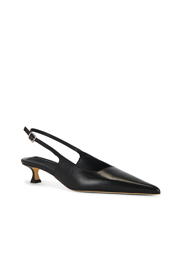 view 2 of 5 Crush Slingback Pump in Black Vintage