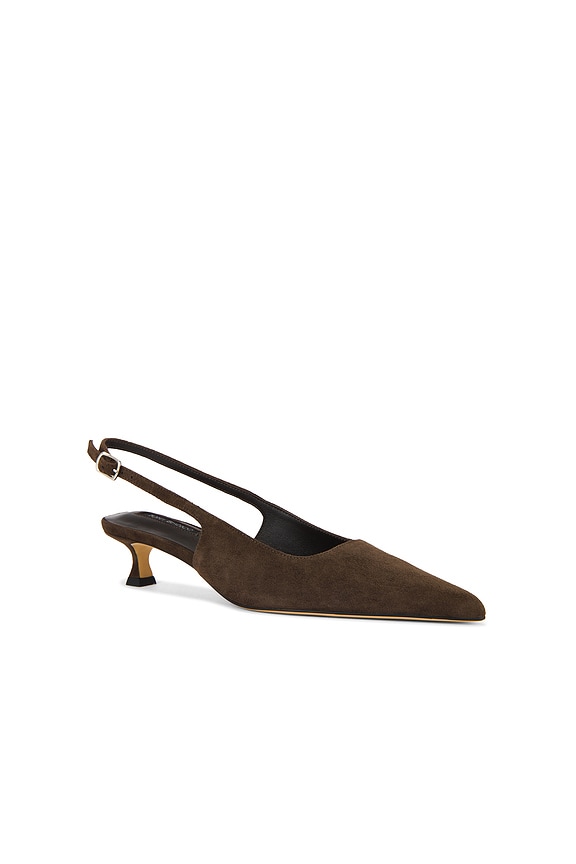 view 2 of 5 Crush Slingback Pump in Espresso Suede