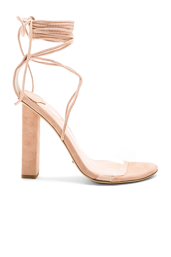 view 1 of 5 ESCARPINS KENDALL in Clear Vinalyte & Blush Kid Suede
