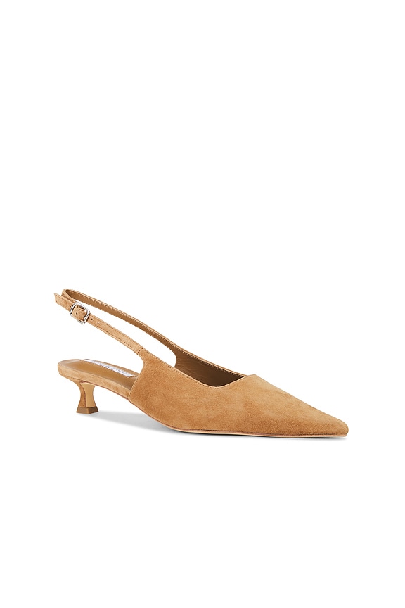 view 2 of 5 Crush Slingback Pump in Taupe Suede
