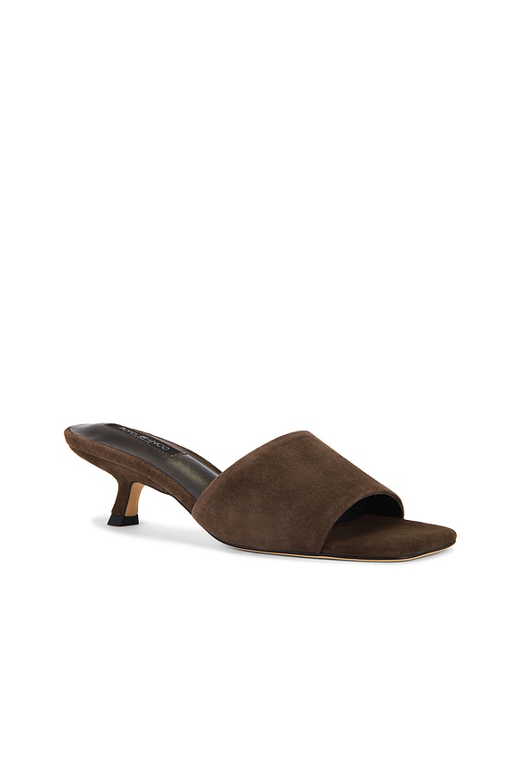 view 2 of 5 Tate Heel in Espresso Suede