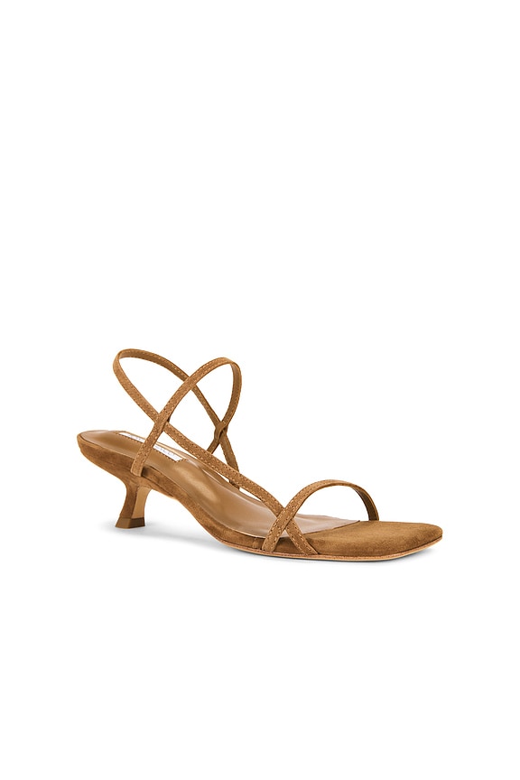 view 2 of 5 Tiffany Heel in Taupe Suede