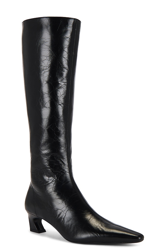 view 2 of 5 MANGO 부츠 in Black Crinkle