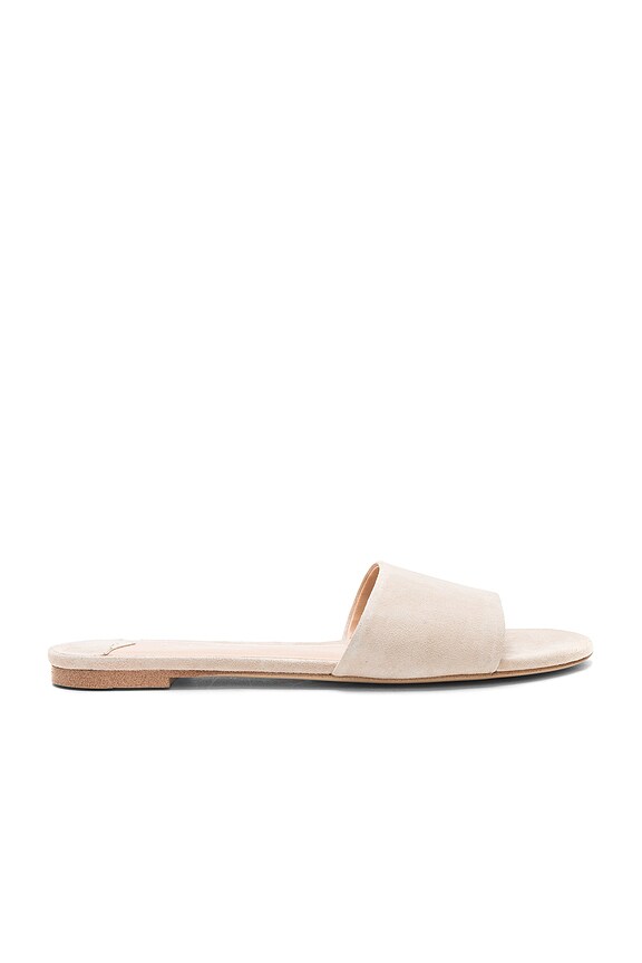 Tony Bianco Harvey Slide in Ochre Kid Suede | REVOLVE