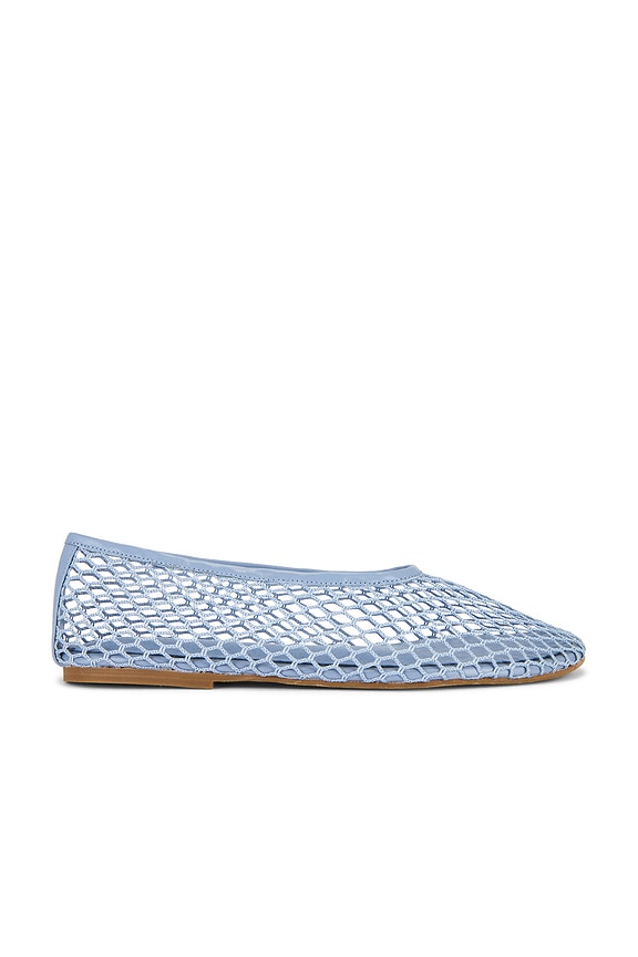 view 1 of 5 Mazey Flat in Denim Mesh