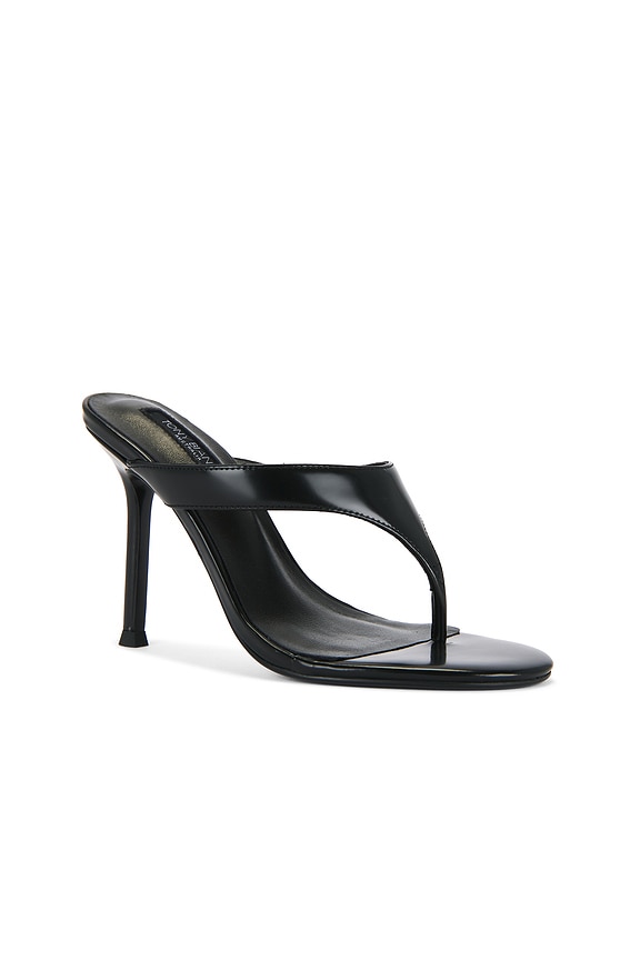 view 2 of 5 Dynasty Heel in Black Hi Shine