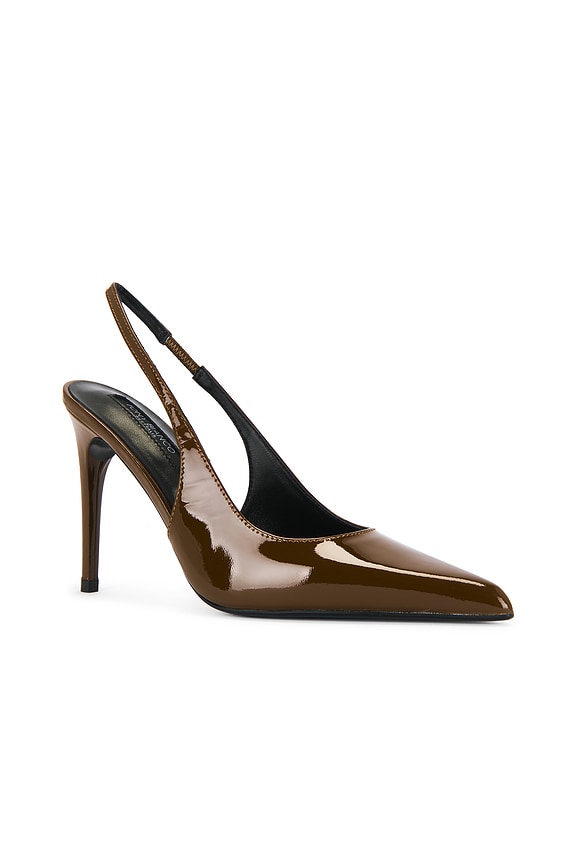 view 2 of 5 Charlotte Slingback Pump in Mocha Patent