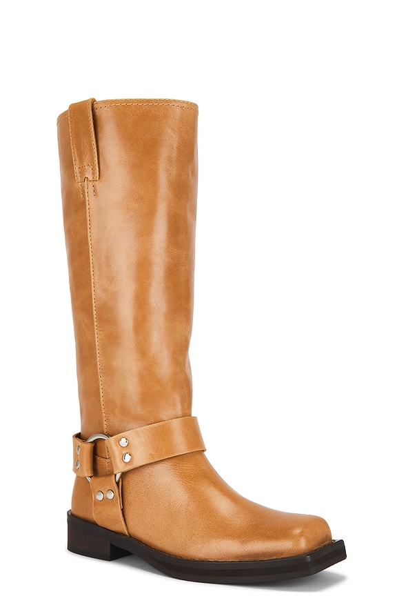 view 2 of 5 Biker Boot in Whiskey Wax