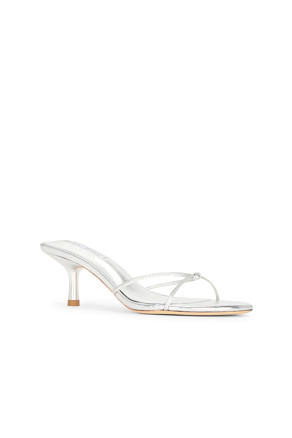 view 2 of 5 DANA 힐 샌들 in Silver Metallic