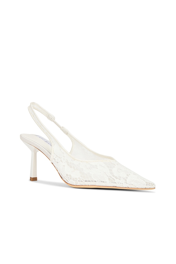 view 2 of 5 Breeze Slingback Pump in White Brocade