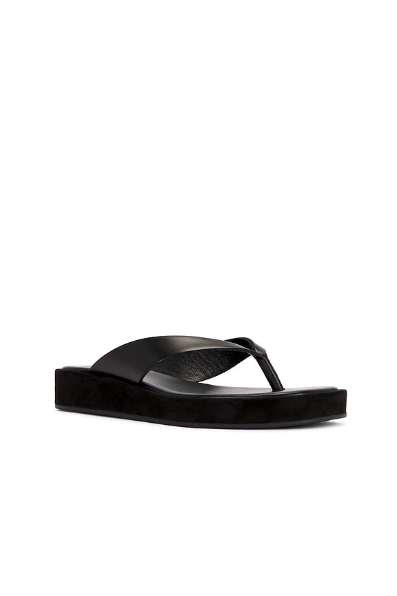 view 2 of 5 Kyra Flip Flop in Black Como