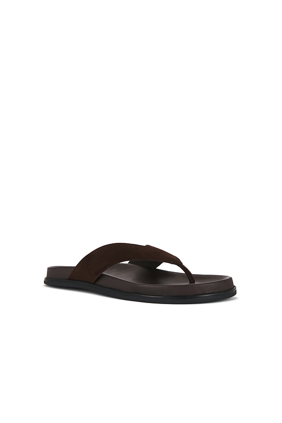 view 2 of 5 LOOP ビーチサンダル in Espresso Suede