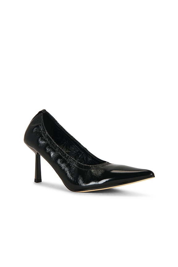 view 2 of 5 Baker Pump in Black Nappa Patent