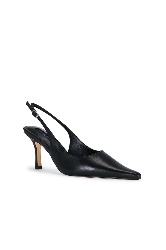 view 2 of 5 Samar Slingback Pump in Black Vintage