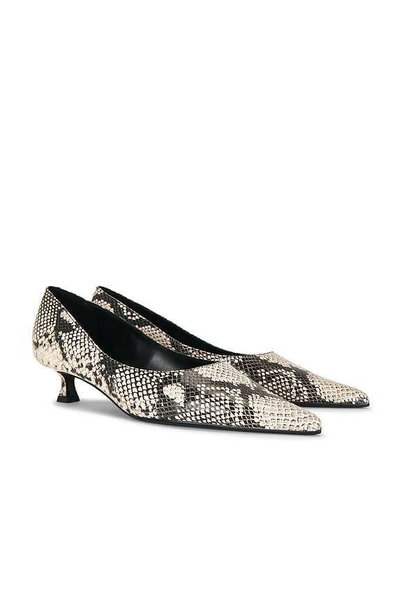 view 2 of 7 Cameo Pump in Ecru Snake