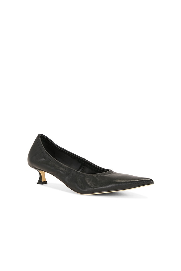 view 2 of 5 Costa Pump in Black Nappa