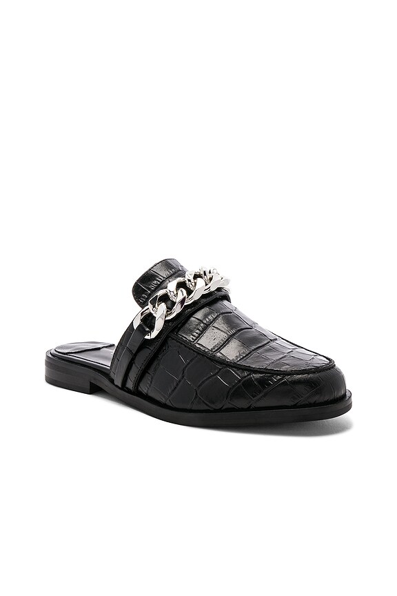 view 2 of 5 LOAFERS DION in Black Croc