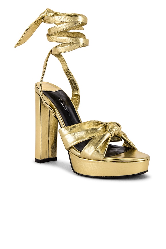 view 2 of 5 Lomax Platform in Gold Metallic