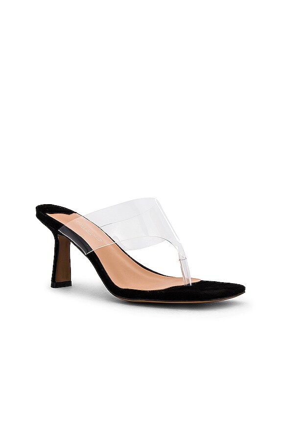 view 2 of 5 BRIDGETTE サンダル in Vynalite & Black Suede