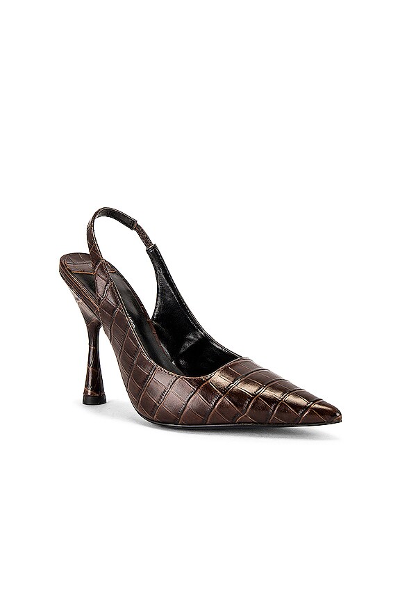 view 2 of 5 ESCARPINS PARKER in Choc Croc