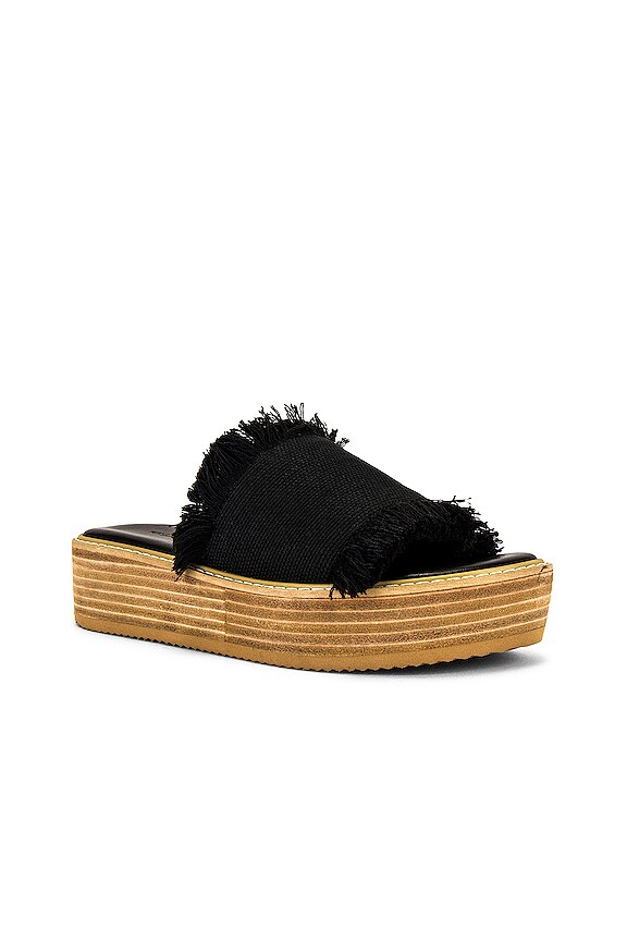 view 2 of 5 Ebony Sandal in Black Osaka