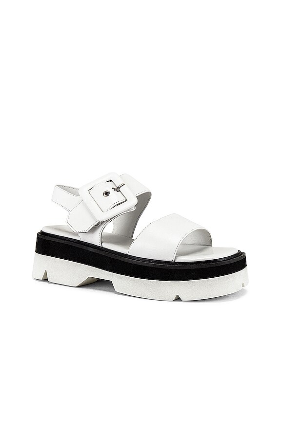 view 2 of 5 Jett Sandal in White Sheep Nappa