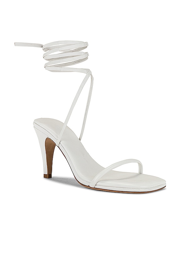 view 2 of 5 Jenna Sandal in White Sheep Nappa