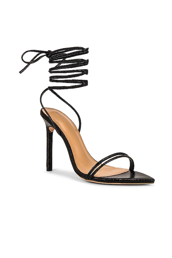 view 2 of 5 SANDALES MILLIE in Black Snake