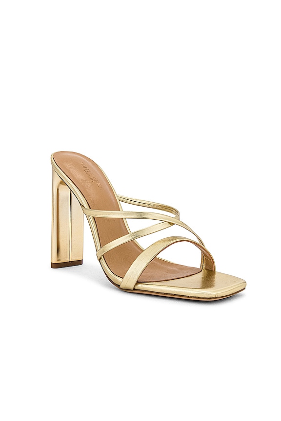 view 2 of 5 Fior Sandal in Gold Nappa Metallic