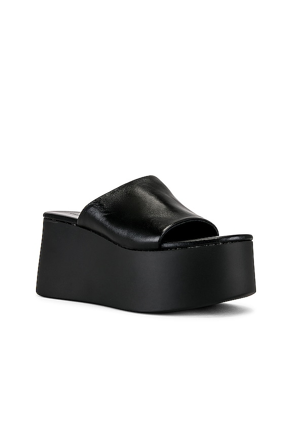 view 2 of 5 NU-PIED TEGAN PLATFORM in Black Sheep Nappa