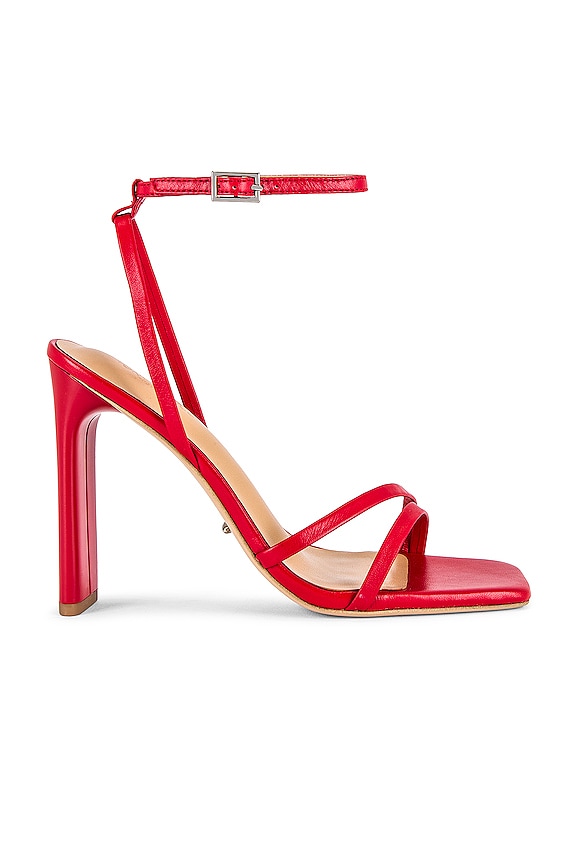 Tony Bianco Fiance Sandal in Cherry Nappa | REVOLVE