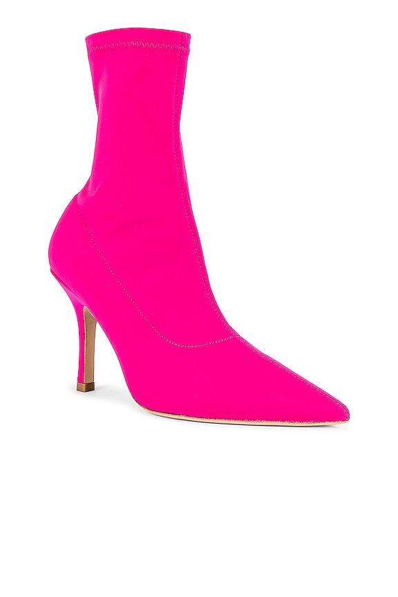 view 2 of 5 Kitana Heeled Bootie in Pink Lycra