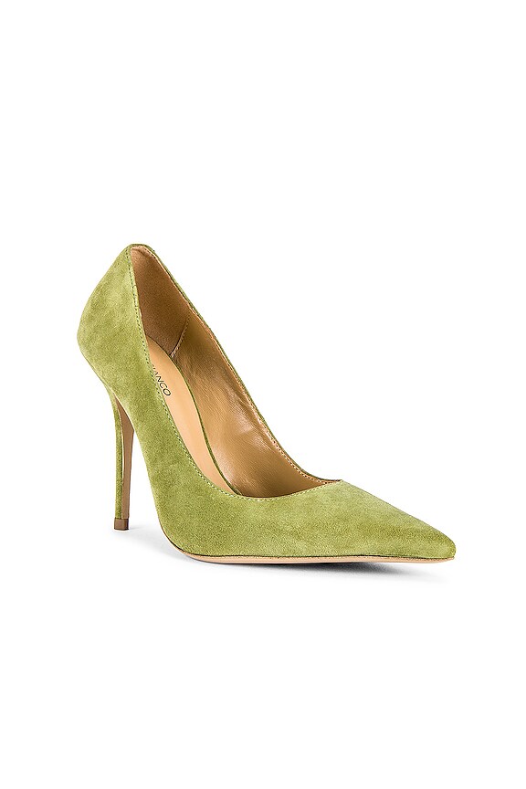 view 2 of 5 ТУФЛИ НА КАБЛУКЕ GLAMMA in Moss Suede