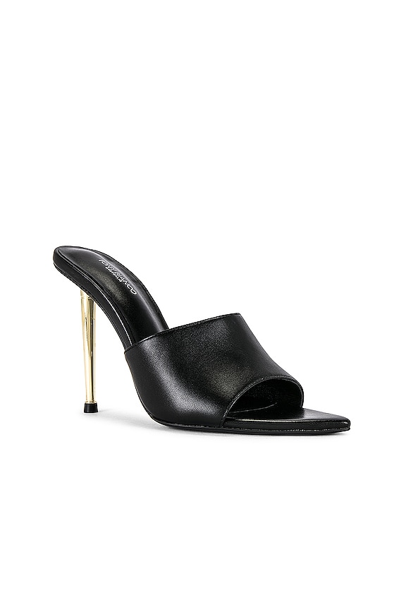 view 2 of 5 MULES MYLO in Black Nappa & Gold