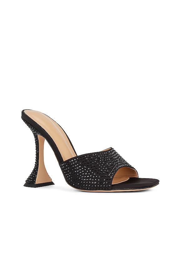 view 2 of 5 SERRI ミュール in Black Satin