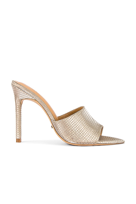 Tony Bianco Marley Mule in Gold Aura | REVOLVE