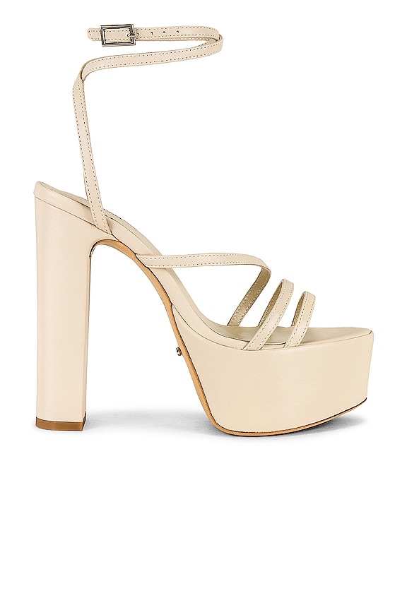 Tony Bianco Jaxon Platform Sandal in Vanilla Nappa | REVOLVE