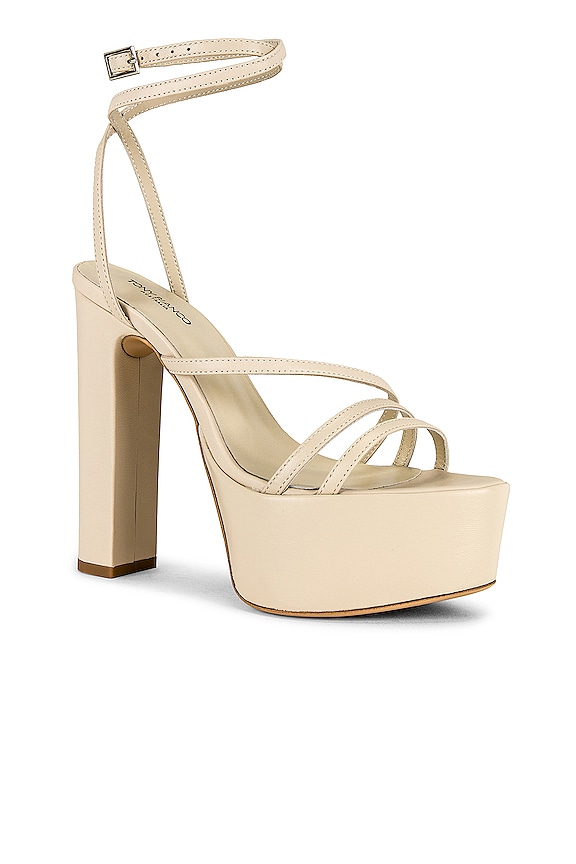 view 2 of 5 САНДАЛИИ НА ПЛАТФОРМЕ JAXON in Vanilla Nappa