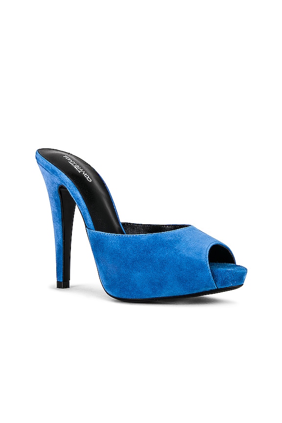 view 2 of 5 Love Mule in Blue Suede