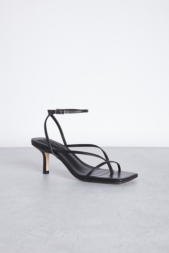 view 2 of 6 Avi Sandal in Black Nappa