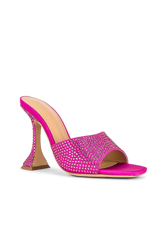 view 2 of 5 MULES SERRI in Pink Satin