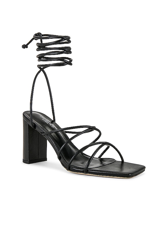 view 2 of 5 Carlie Sandal in Black Nappa