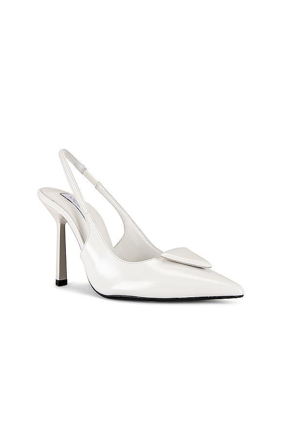 view 2 of 5 Ginger Slingback Pump in White Hi Shine