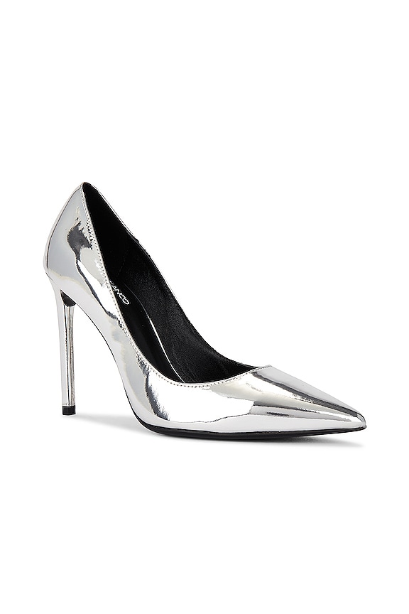view 2 of 5 Anja Heel in Silver Shine