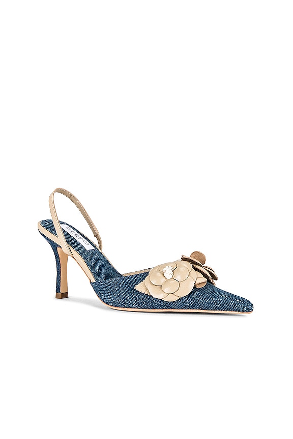 view 2 of 5 Spencer Vintage Slingback Heel in Denim