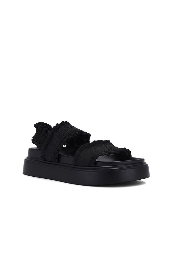 view 2 of 5 Jerry Sandal in Black Ruffle