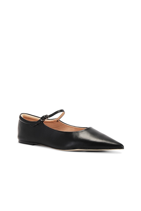 view 2 of 5 JAFFA 플랫 in Black Nappa