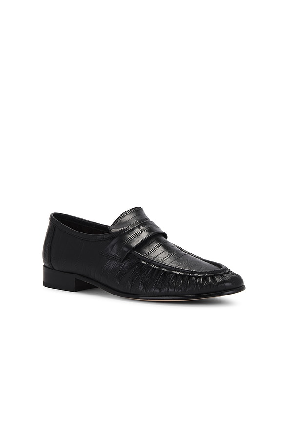 view 2 of 5 Gatsby Loafer in Black Anguille
